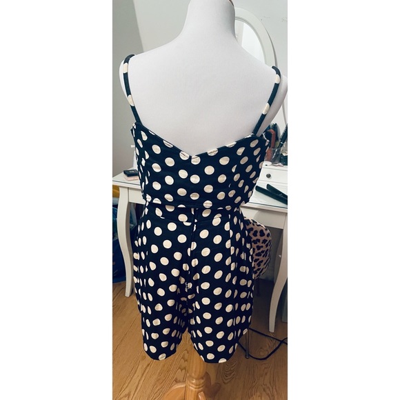 Lustre Born Free polka dot shorts and bustier set Size US 8 Medium - Picture 7 of 10